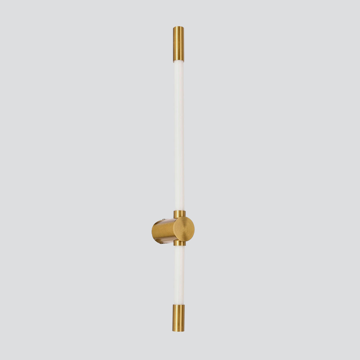 LED-WANDLEUCHTE 60.5/9/5 cm   - Messingfarben/Weiß, KONVENTIONELL, Kunststoff/Metall (60.5/9/5cm)