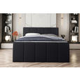 BOXSPRINGBETT 180/200 cm  in Schwarz  - Schwarz, KONVENTIONELL, Kunststoff/Textil (180/200cm) - Carryhome