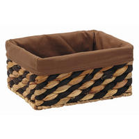 KOŠ DO REGÁLU, hnědá, přírodní barvy - přírodní barvy/hnědá, Basics, textil/přírodní materiály (24/18/11,5cm) - Landscape