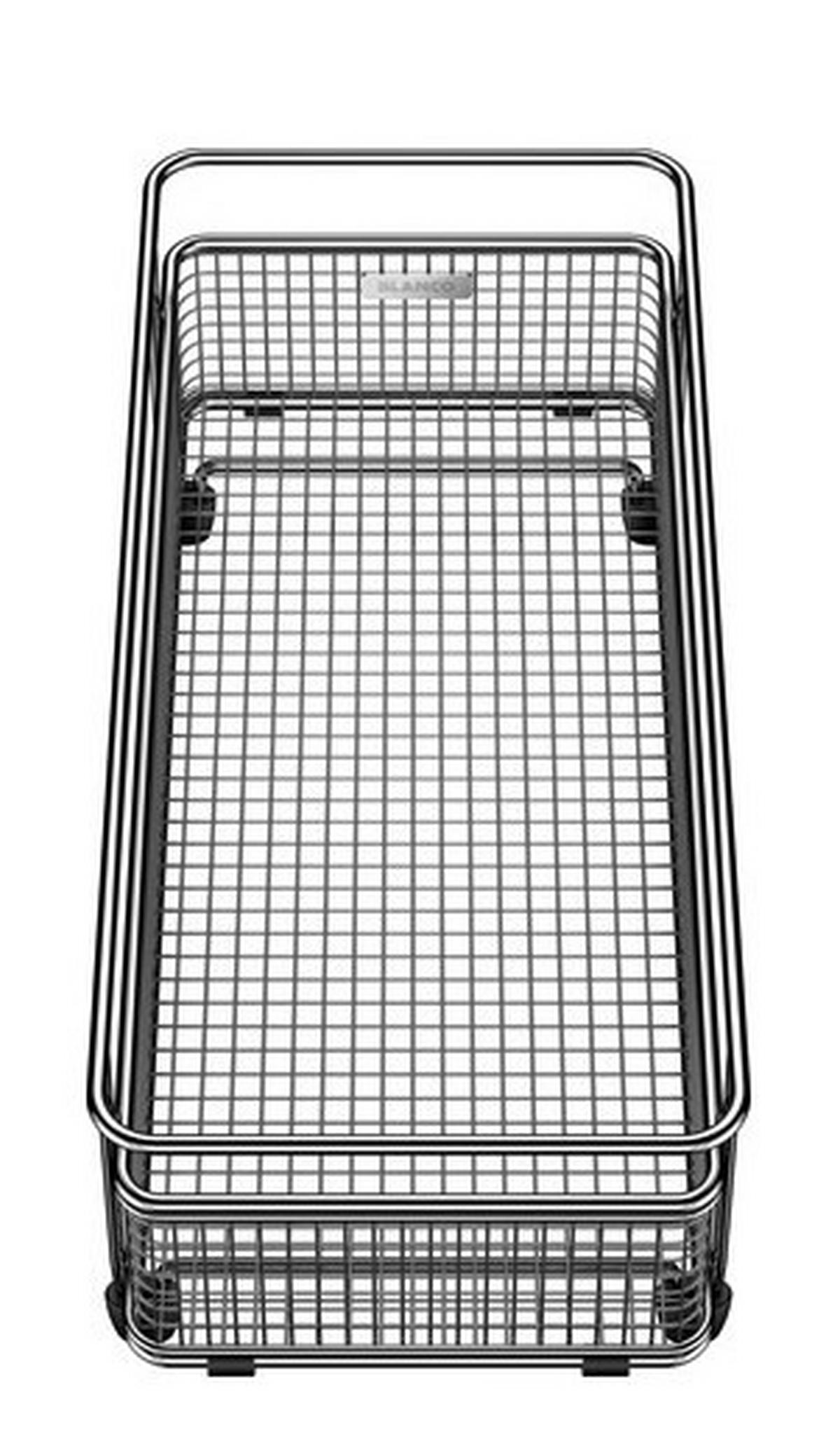 GESCHIRRABTROPFKORB   - Chromfarben, Basics, Metall (36/13/16cm) - Blanco