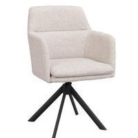 SNURRSTOL  i beige, svart  - beige/svart, Klassisk, metall/trä (56/84/61cm) - Rowico