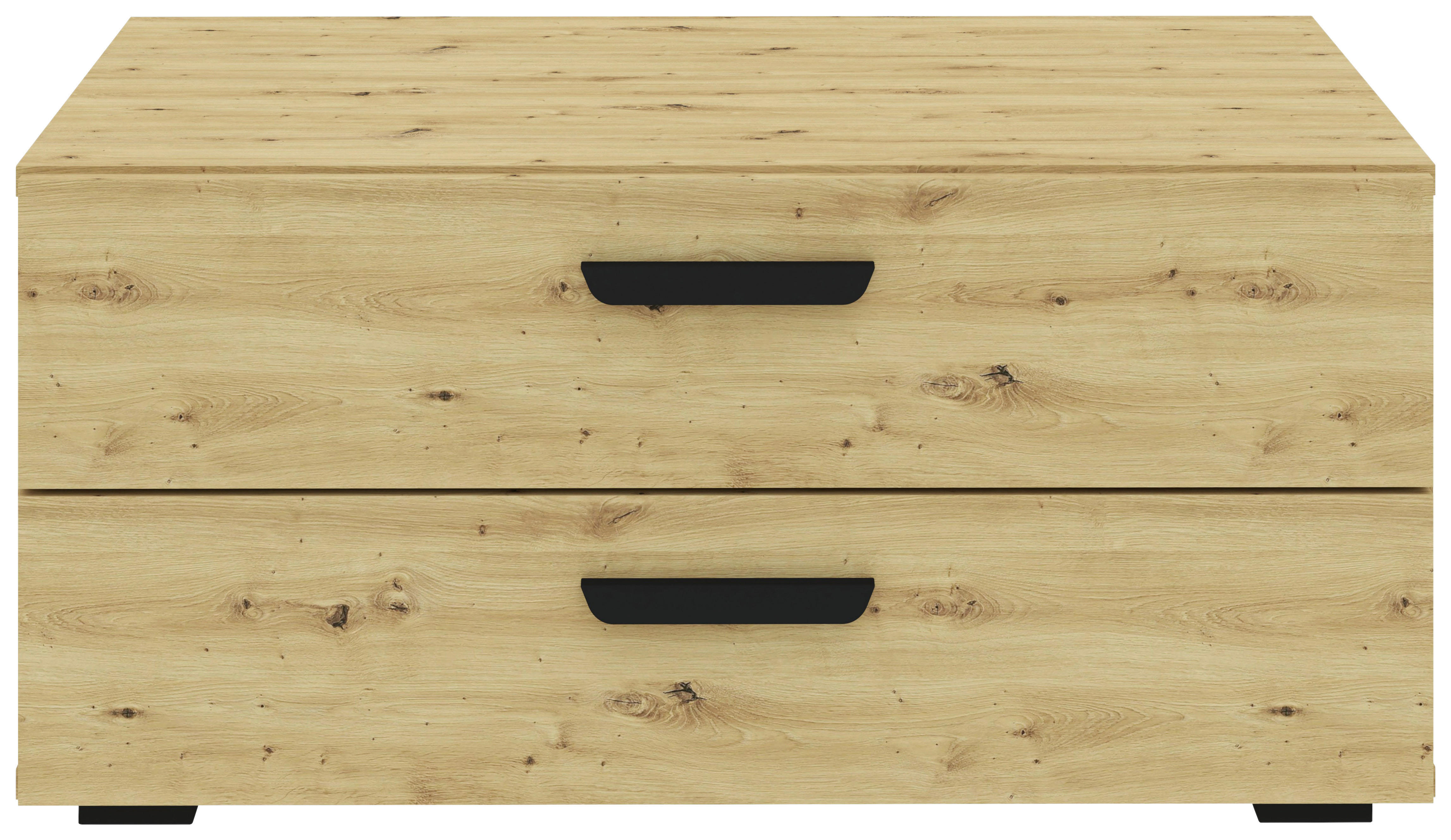 FIÓKOS TÁROLÓ  - Artisan tölgy, Konventionell, faalapú anyag (74/35/51,6cm) - Carryhome