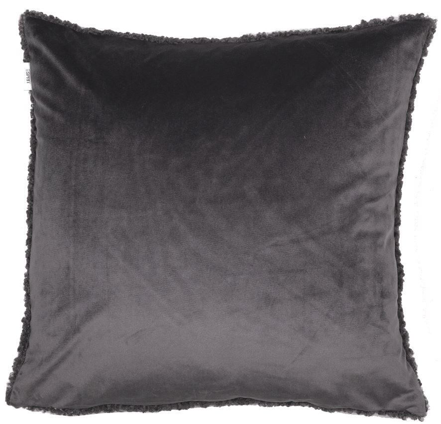 KISSENHÜLLE Teddy 45/45 cm - Anthrazit, Basics, Textil (45/45cm) - Esprit
