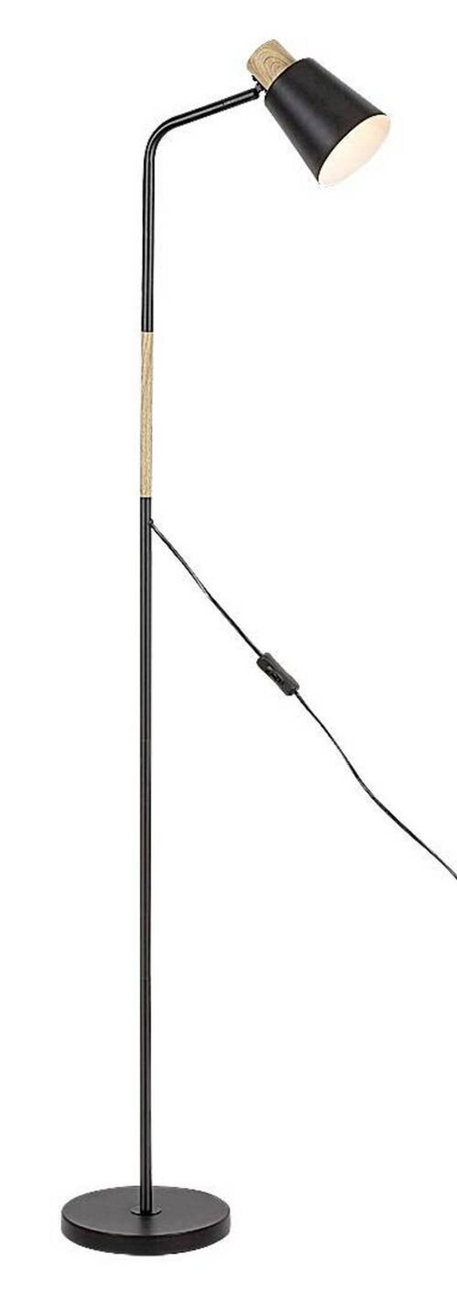 SVJETILJKA PODNA Azim  - prirodne boje/crna, Trend, metal (148/40cm)