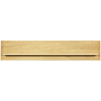 WANDBOARD Holz Eiche massiv Eichefarben  - Eichefarben, Natur, Holz (165/32/20cm) - Linea Natura