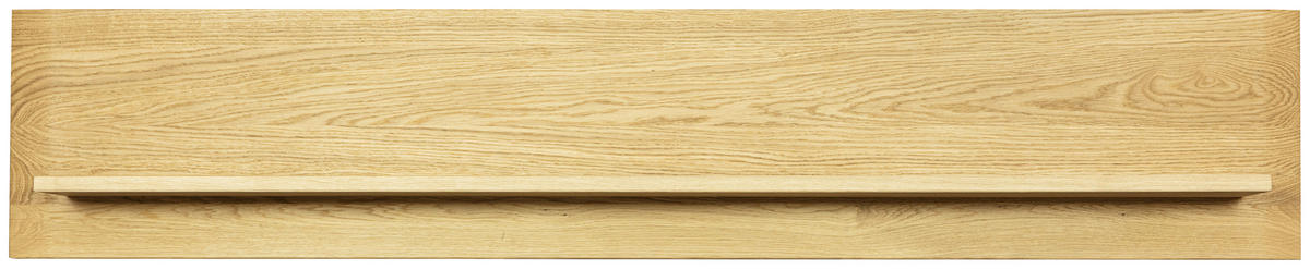 WANDBOARD Holz Eiche massiv Eichefarben  - Eichefarben, Natur, Holz (165/32/20cm) - Linea Natura