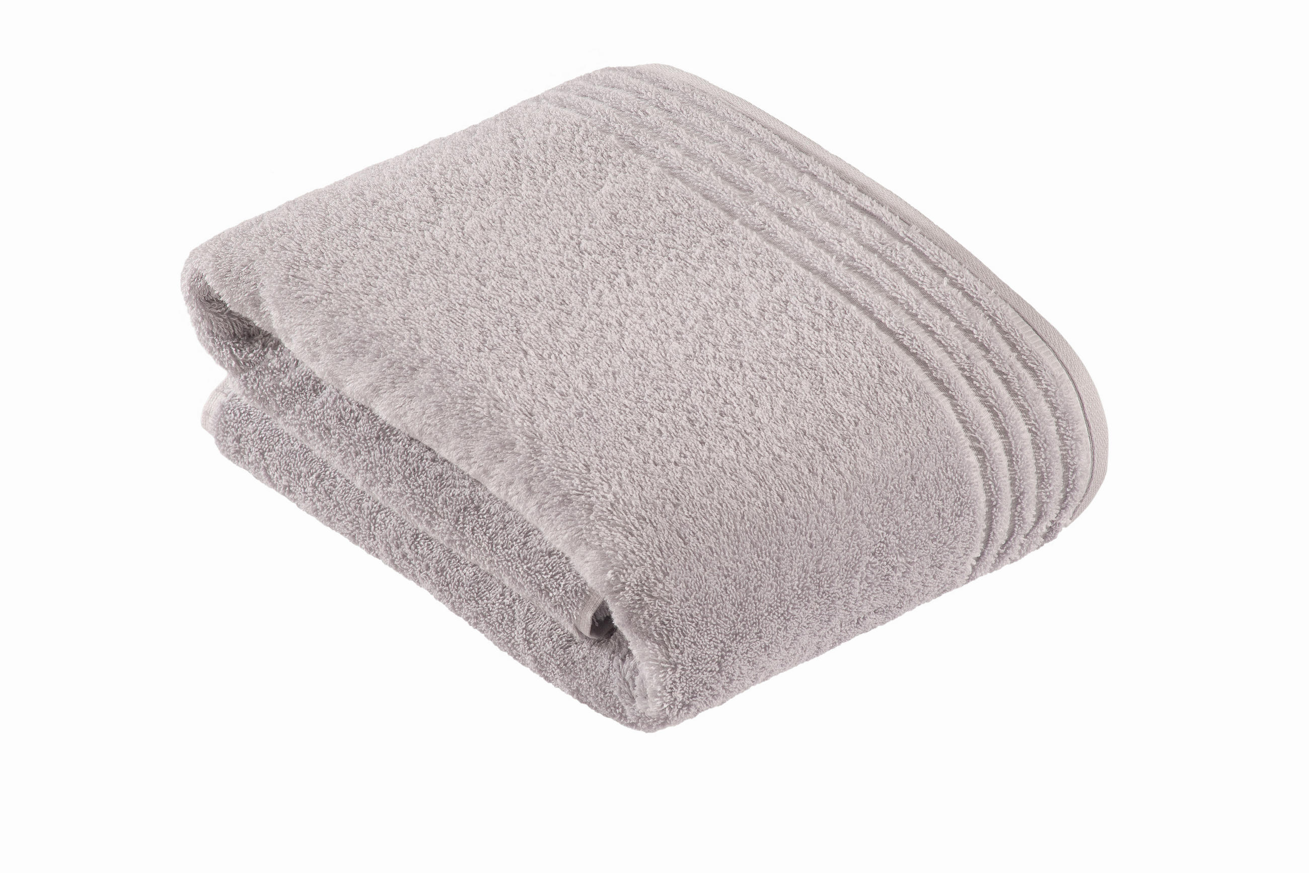 RUČNÍK DO KOUPELNY, 100/150 cm, světle šedá - světle šedá, Basics, textil (100/150cm) - Vossen
