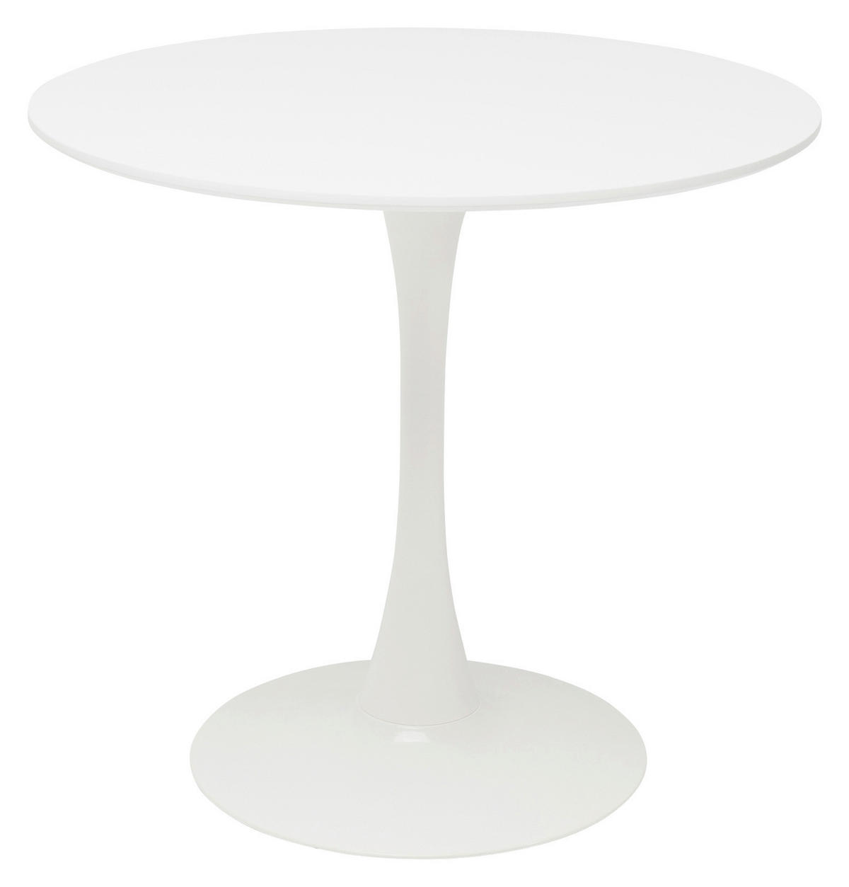 ESSTISCH in Holzwerkstoff 80/80/74 cm  - Weiß, Design, Holzwerkstoff/Metall (80/80/74cm) - Kare-Design