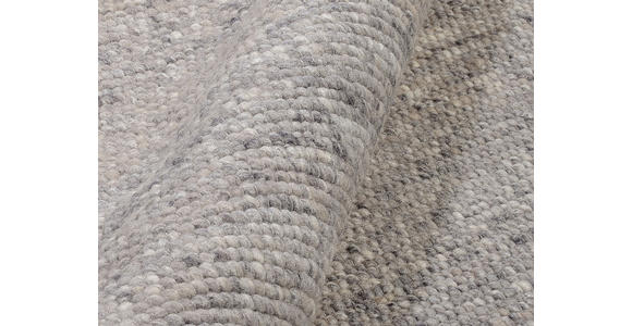 HANDWEBTEPPICH Helsinki  - Grau, Basics, Textil (150cm) - Linea Natura