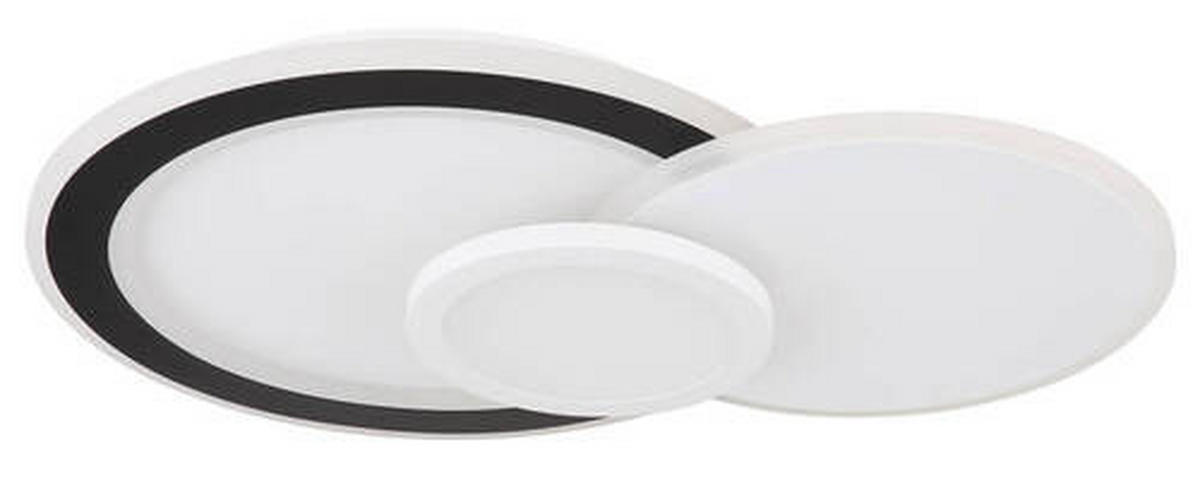 LED-TAKLAMPA Gisell 40 W 57,5/40/8,5 cm  - vit/opal, Trend, metall/plast (57,5/40/8,5cm) - Globo
