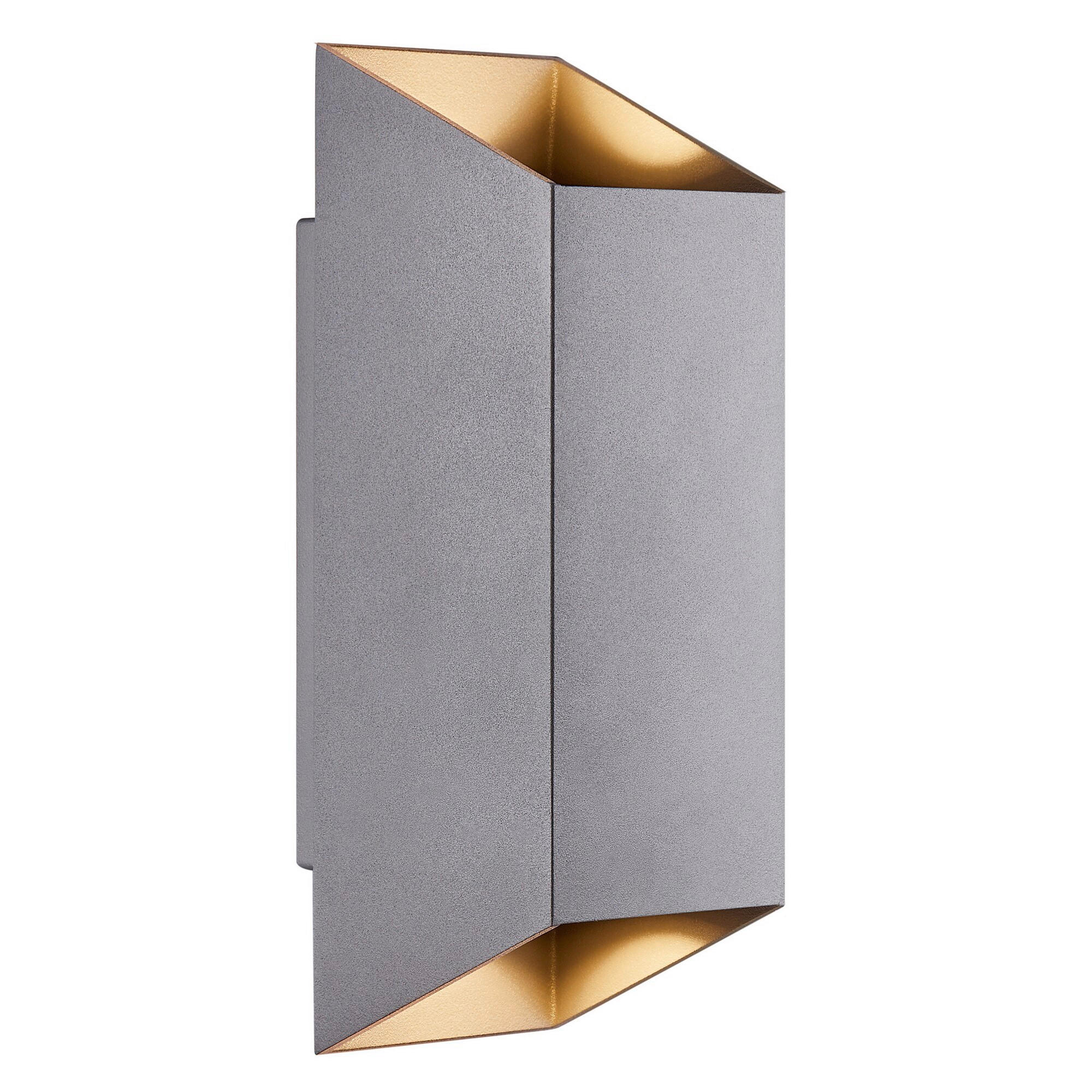 AUßENWANDLEUCHTE 8/9,5/23,5 cm   - Anthrazit, Design, Metall (8/9,5/23,5cm) - Nordlux