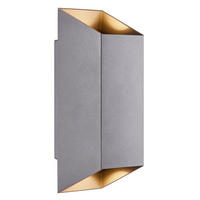AUßENWANDLEUCHTE 8/9,5/23,5 cm   - Anthrazit, Design, Metall (8/9,5/23,5cm) - Nordlux