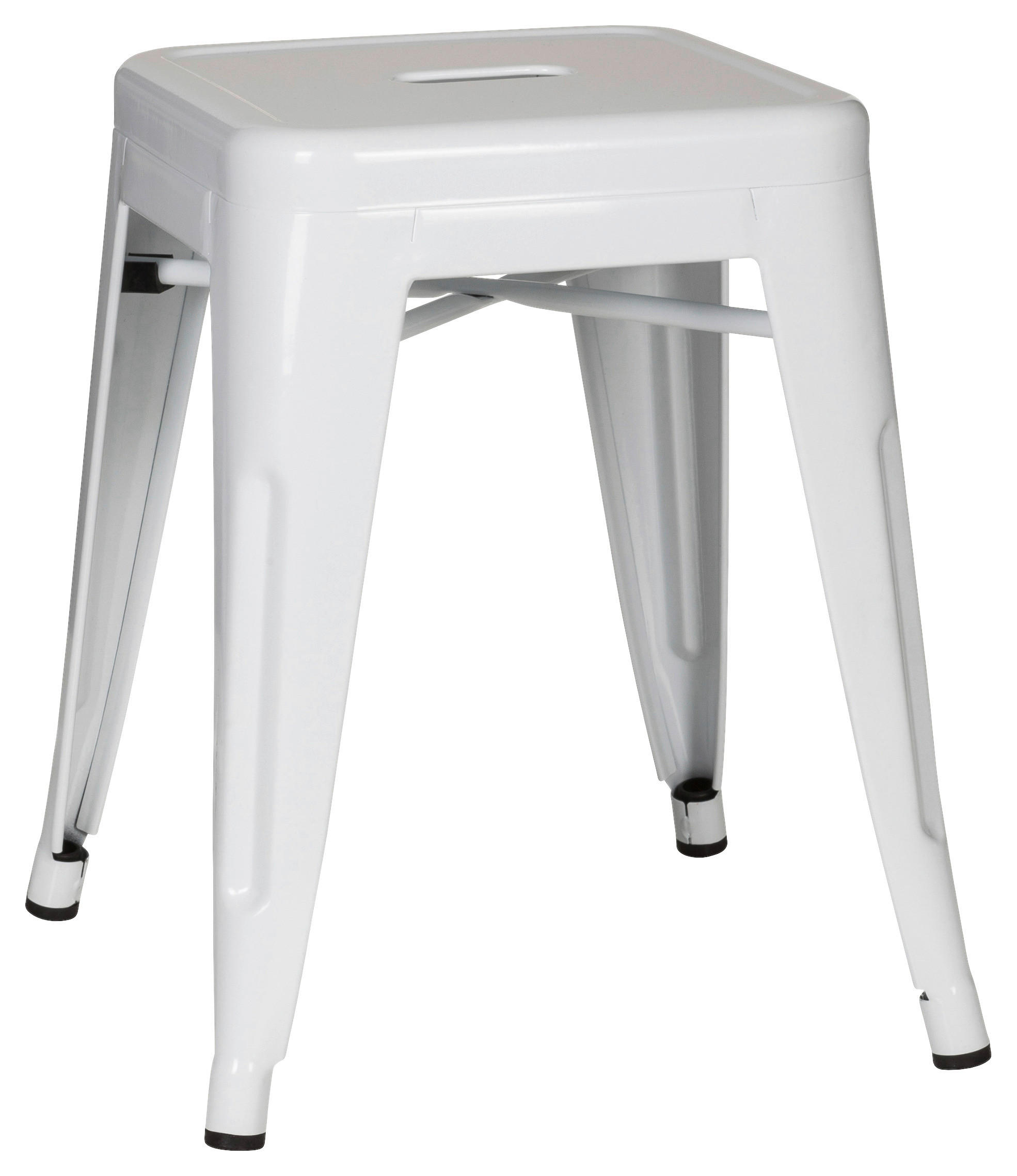 PALL i metall vit - vit, Basics, metall (39/46/39cm) - MID.YOU