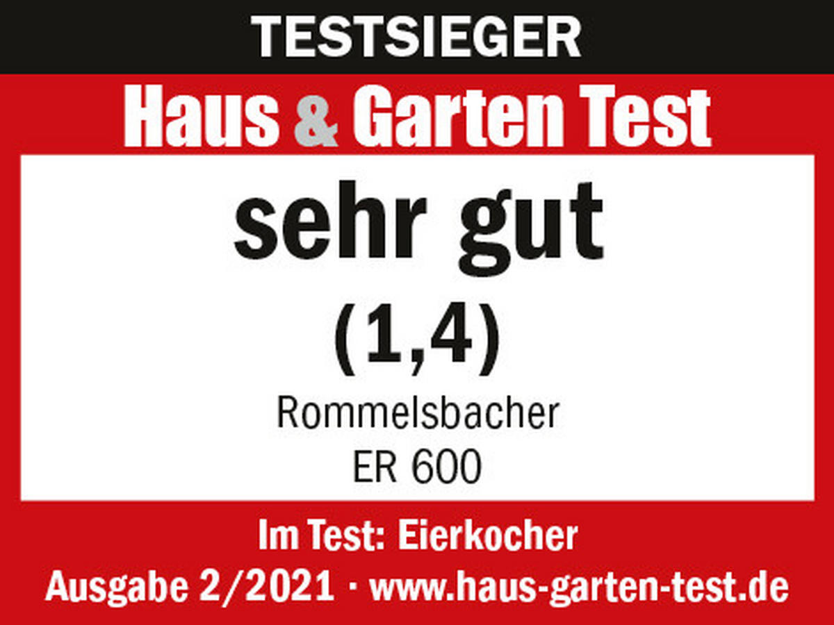 EIERKOCHER  - Schwarzchrom, Basics (22.8/13.1/10.5cm) - Rommelsbacher
