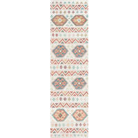 LÄUFER Ondea Ramizh 80/300 cm  in Terracotta, Perlmutt, Graublau  - Graublau/Perlmutt, LIFESTYLE, Kunststoff/Textil (80/300cm) - Lindorug
