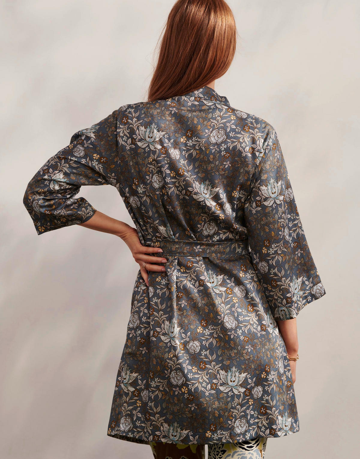 KIMONO  - Blau, Basics, Textil - Essenza