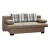 SCHLAFSOFA in Textil Beige  - Wengefarben/Beige, Konventionell, Holz/Textil (200/80/94cm) - Novel
