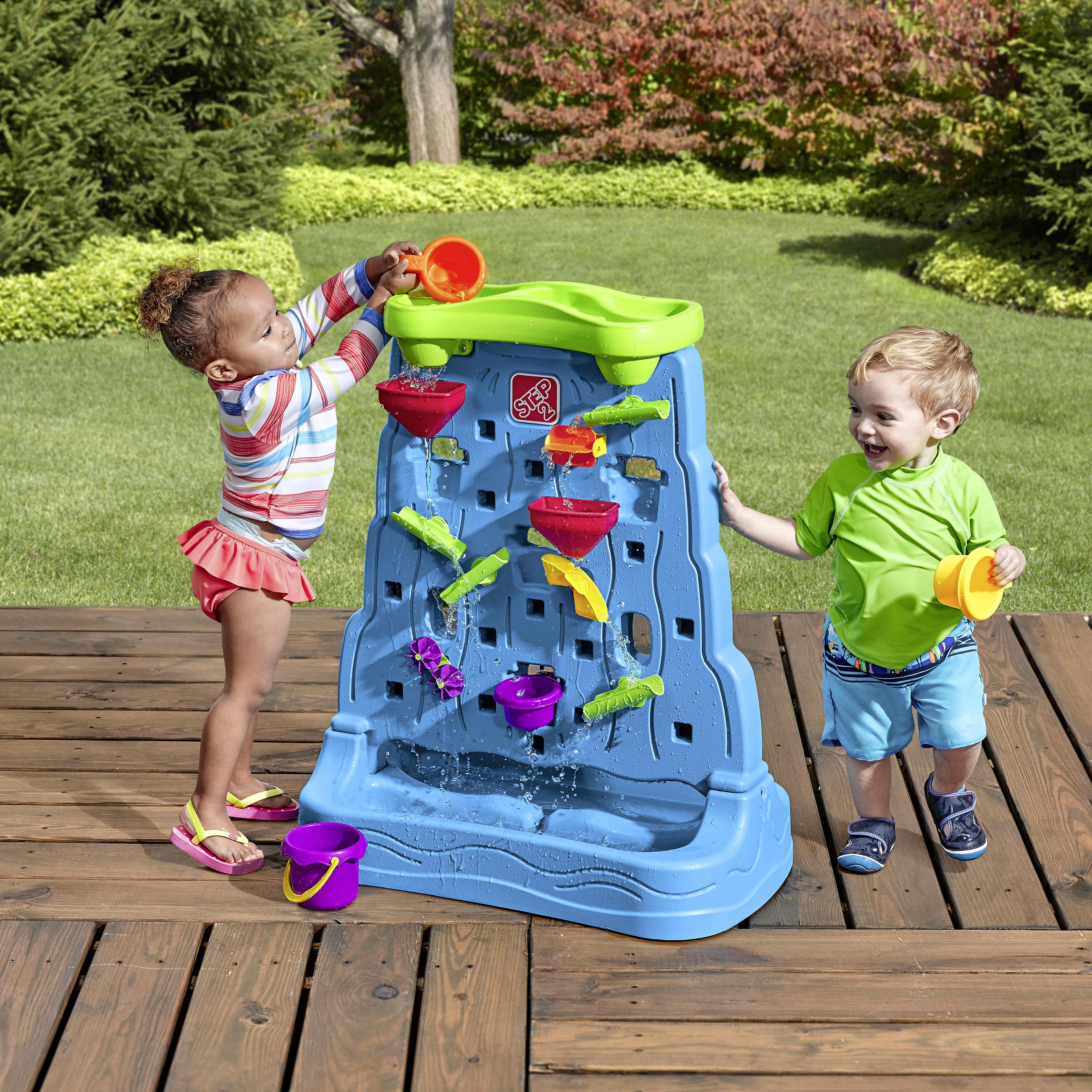 WASSERSPIELWAND DISCOVERY WALL Blau  - Blau, KONVENTIONELL, Kunststoff (71,12/84,45/41,27cm)
