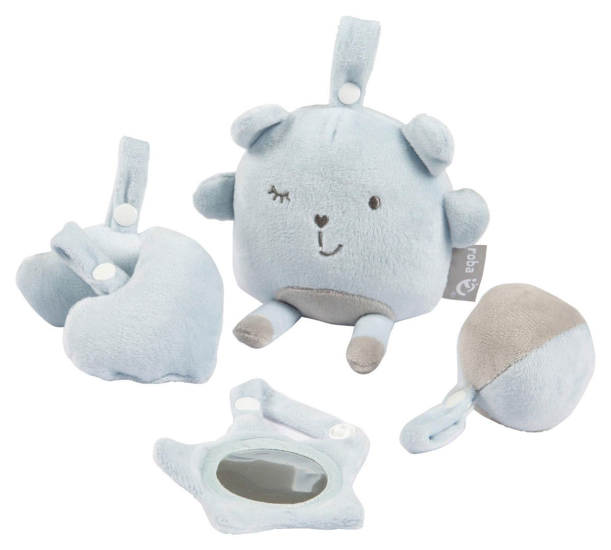 Krabbeldecke Roba Style  - Hellblau, Konventionell, Textil (85/45/75cm) - Roba