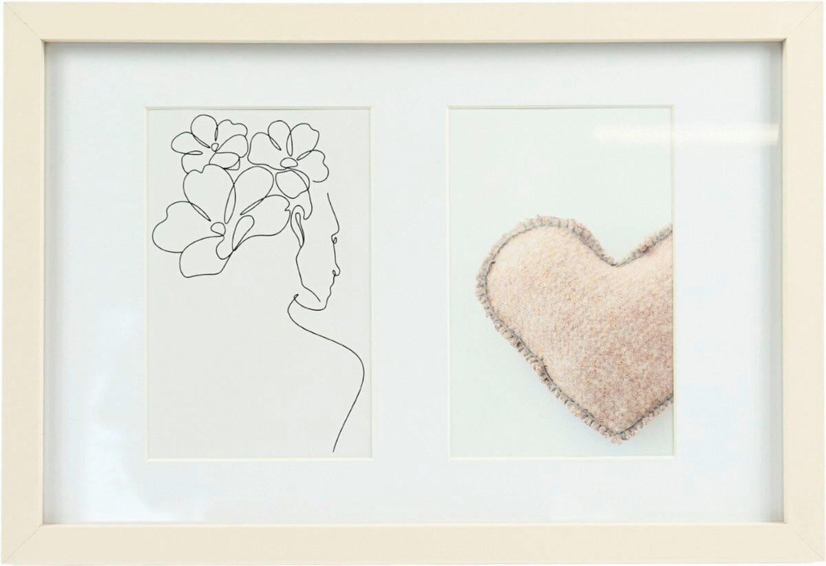 OKVIR ZA FOTOGRAFIJE  32.5/1.5/22 cm        - bež, Basics, les (32.5/1.5/22cm)