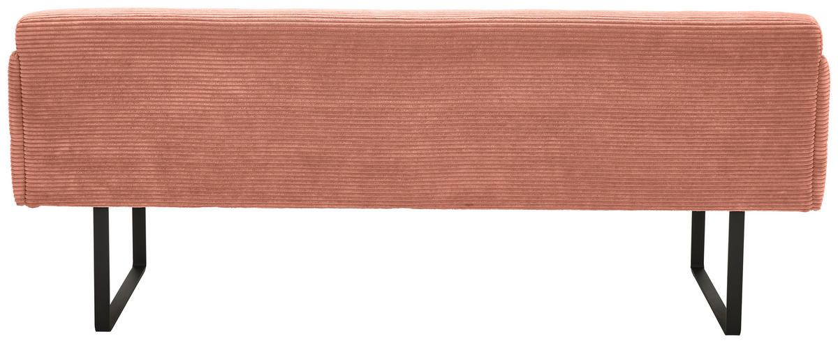 SITZBANK 217/85/69 cm Cord Rostfarben Metall  - Rostfarben/Schwarz, Design, Textil/Metall (217/85/69cm) - Musterring