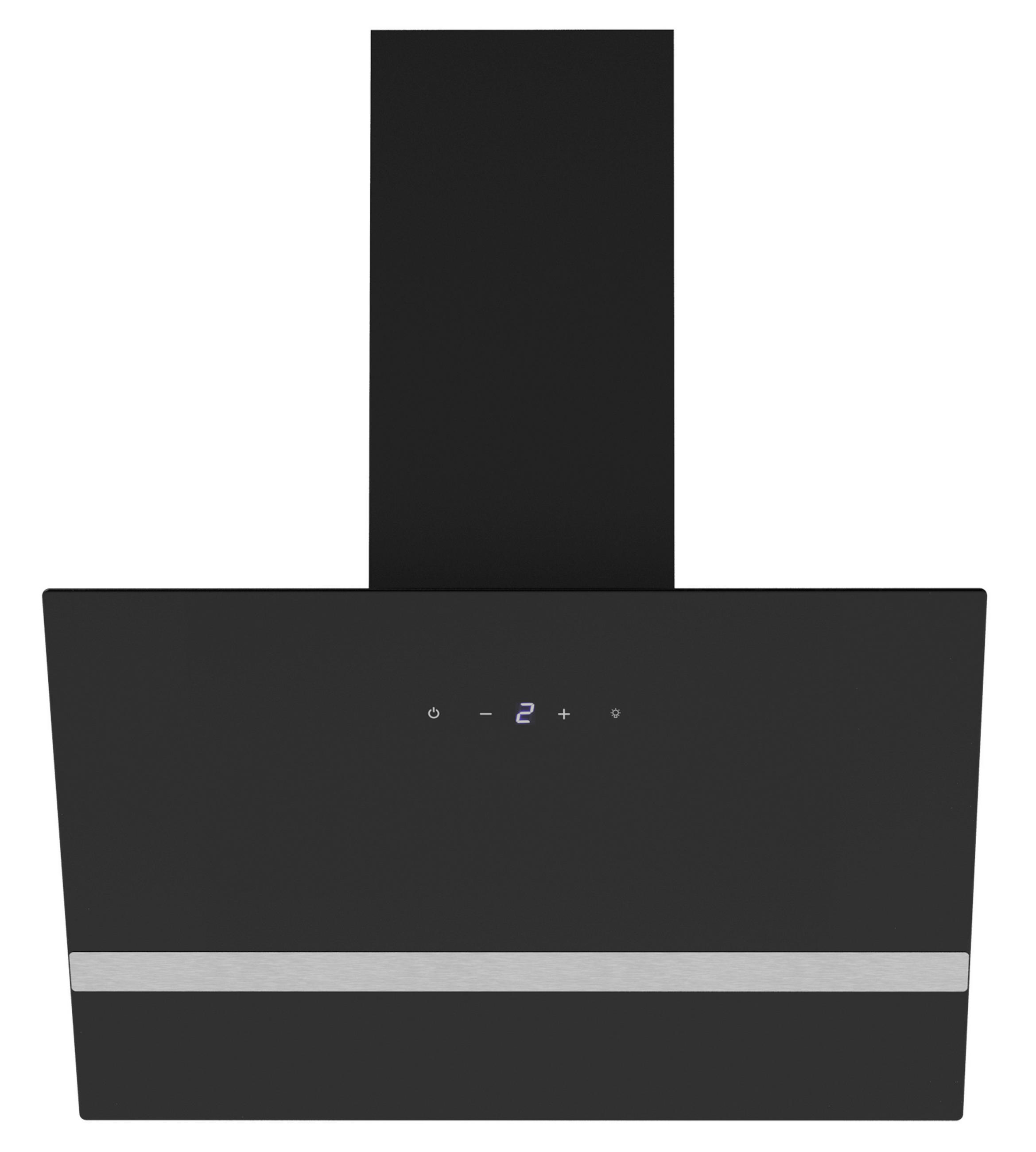 DUNSTABZUGSHAUBE CH24160S-20  - Schwarz, Trend, Glas/Metall (59,5/74,5/38,3cm) - Respekta
