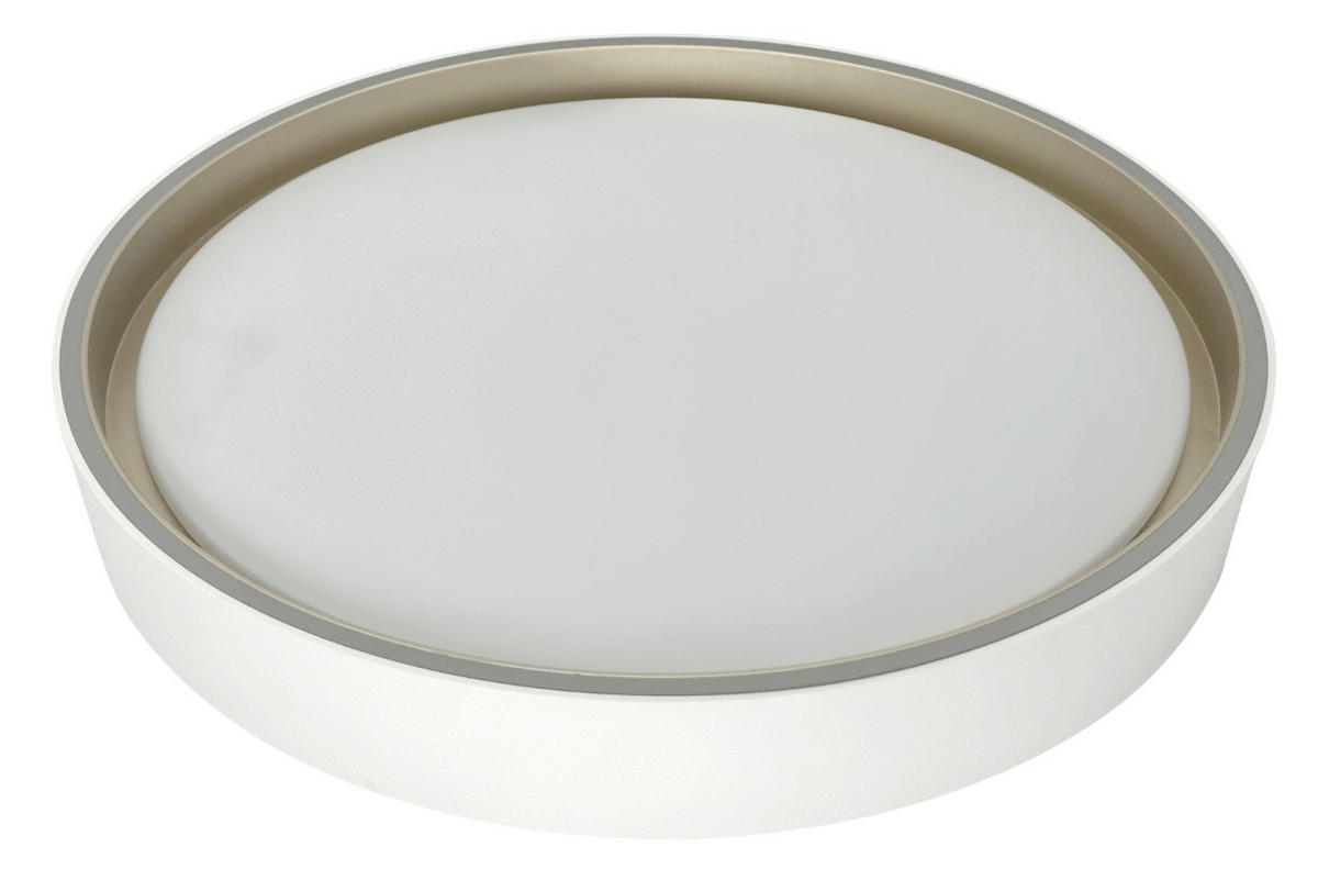 LED PLAFONJERA LEAH  - bela, Osnovno, plastika (40/8cm)