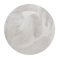 HOCHFLORTEPPICH 100 cm Anna Grau  - Grau, KONVENTIONELL, Textil (100cm) - WECON HOME BASIC