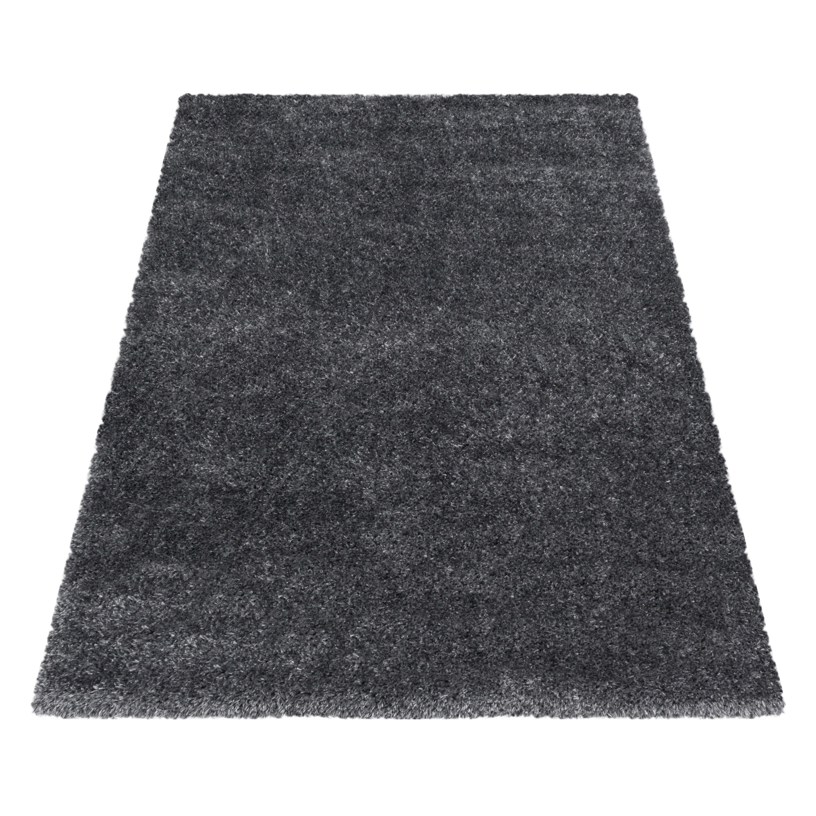 KOBEREC S VYSOKÝM VLASOM, 120/170 cm, sivá - sivá, Basics, textil (120/170cm) - Novel