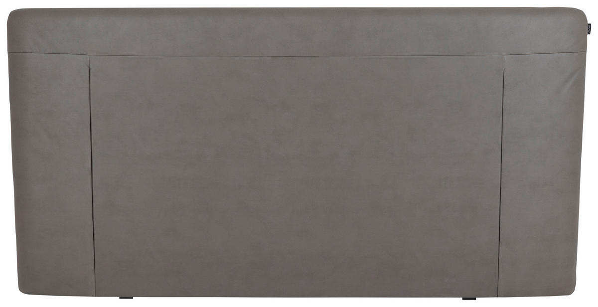 BOXSPRINGBETT 180/200 cm,  in Grau, Dunkelgrau, gepolstertes Kopfteil, Matratzen, H2 + H4 = mittel + sehr fest  - Dunkelgrau/Schwarz, MODERN, Textil/Metall (180/200cm) - Joop!