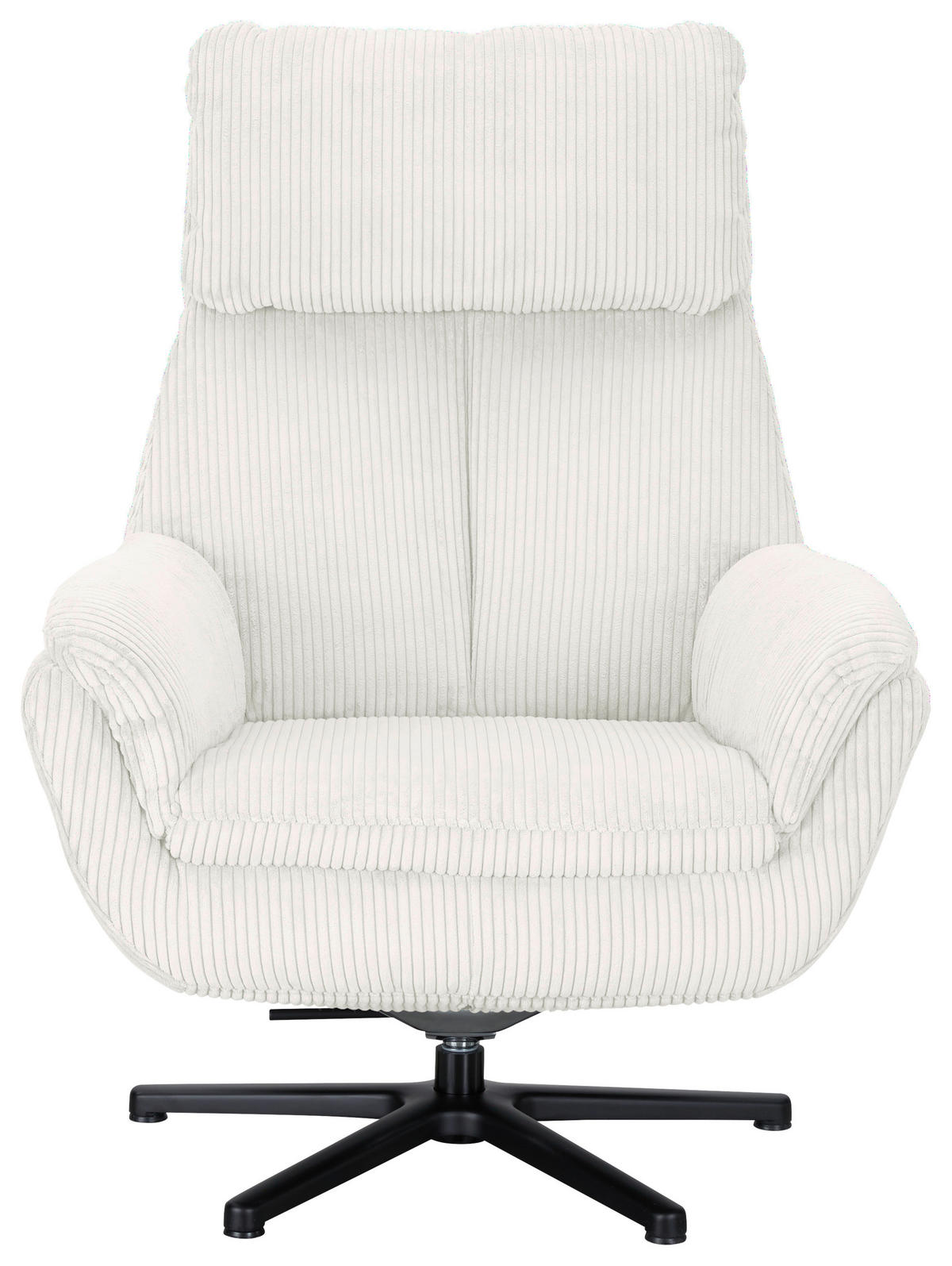 RELAXSESSEL in Textil Beige  - Beige/Schwarz, Design, Textil/Metall (79/108/89cm) - Beldomo Style