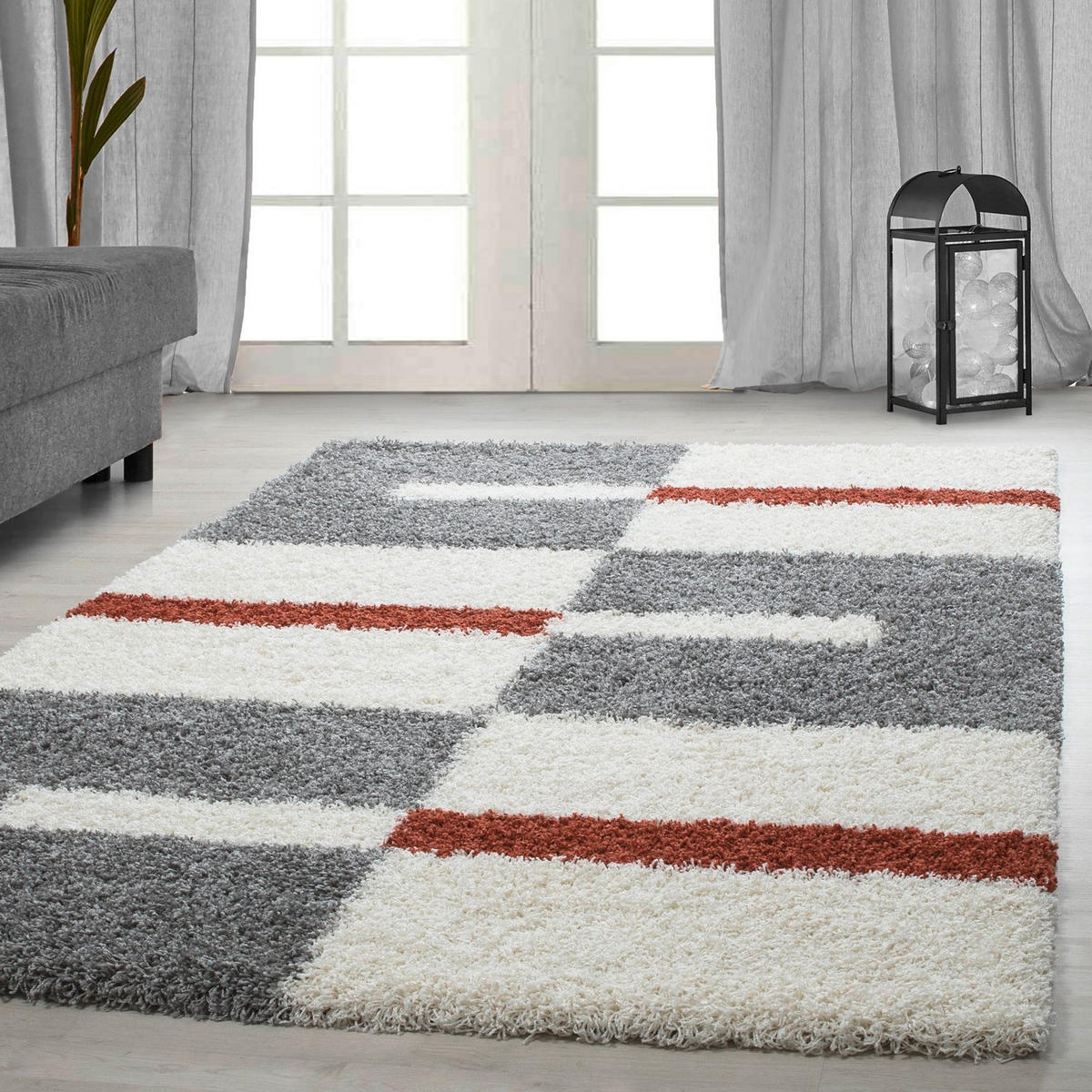 HOCHFLORTEPPICH 280/370 cm Gala 2505 Terracotta  - Terracotta, Design, Textil (280/370cm)