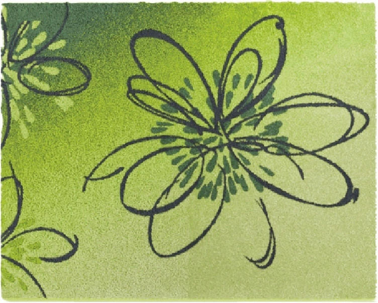 BADTEPPICH Grün 50/60 cm  - Grün, KONVENTIONELL, Kunststoff/Textil (50/60cm) - Grund