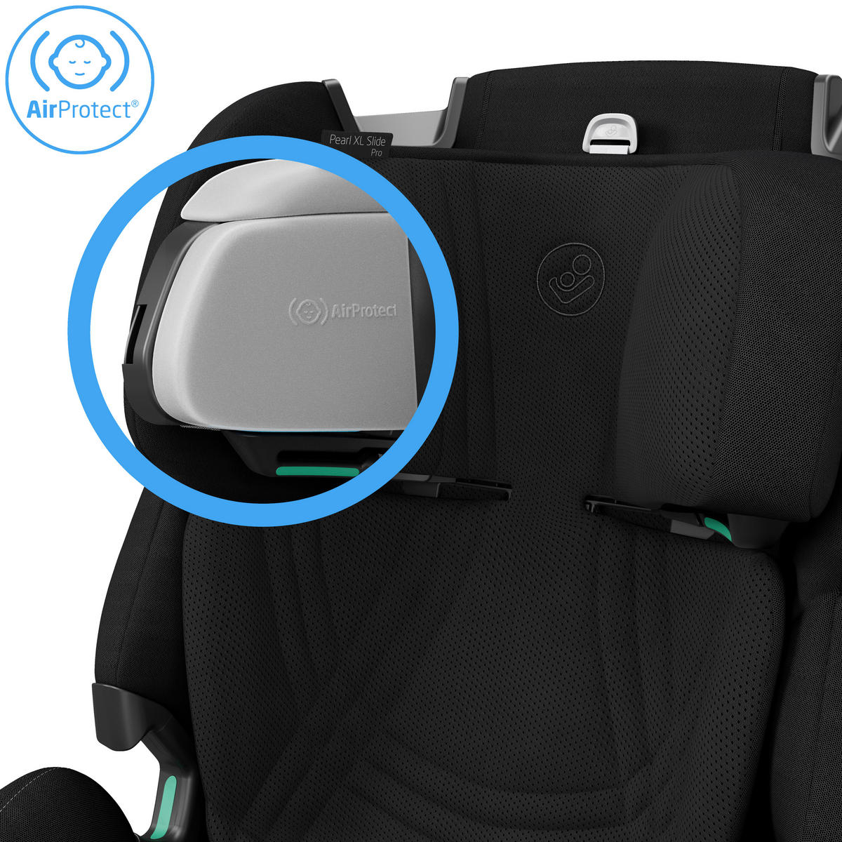 REBOARDER-KINDERSITZ Pearl XL Slide Pro  - Schwarz, Basics, Kunststoff/Textil (44/76,5/77,3cm) - Maxi-Cosi