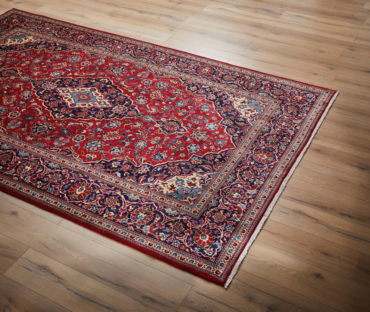 Wollteppich  višebojna     - višebojna, Osnovno, tekstil (200/300cm) - Cazaris