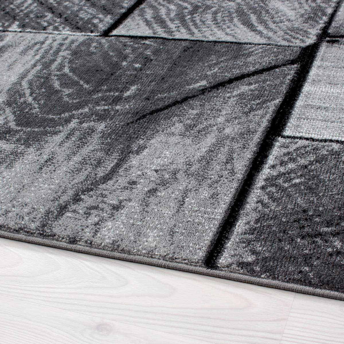 FLACHWEBETEPPICH 140/200 cm Parma Schwarz  - Schwarz, Design, Textil (140/200cm) - Novel