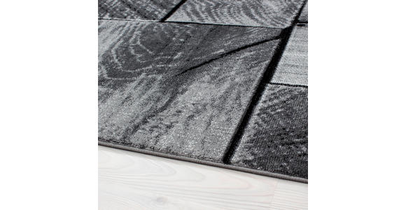 FLACHWEBETEPPICH 140/200 cm Parma Schwarz - Schwarz, Design, Textil (140/200cm) - Novel