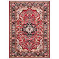 VINTAGE-TEPPICH 160/230 cm Mirkan Multicolor, Rot rechteckig  - Rot/Multicolor, Basics, Kunststoff/Textil (160/230cm) - Hanse Home