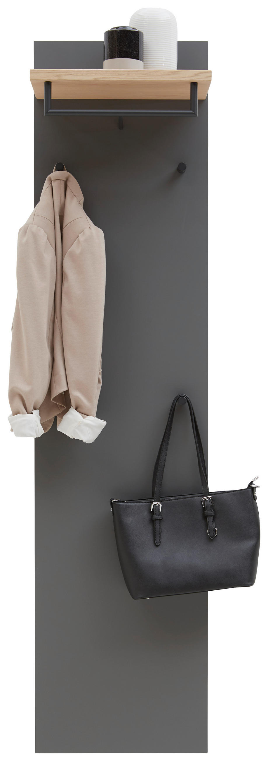 GARDEROBENPANEEL  in 42/170/27 cm  - Eichefarben/Grau, Design, Holz/Holzwerkstoff (42/170/27cm) - Dieter Knoll