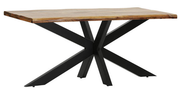 TISCHGESTELL Schwarz   - Schwarz, Design, Metall (163/72/73cm) - Landscape