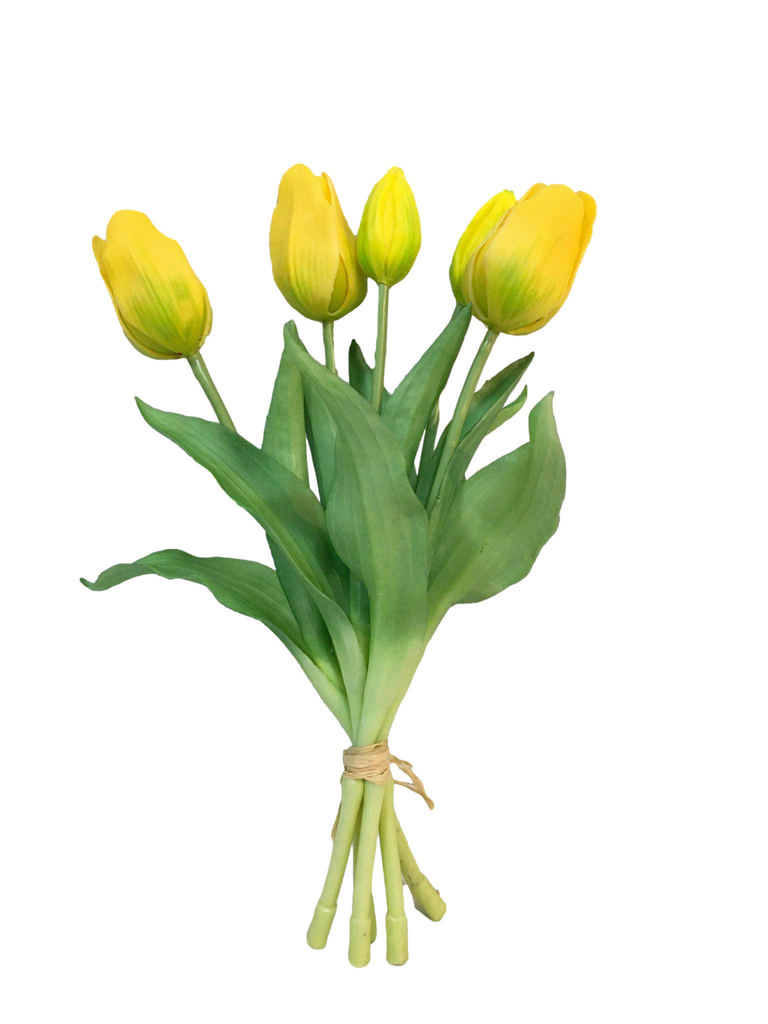 MŰVIRÁG - sárga, Design, műanyag (28cm)