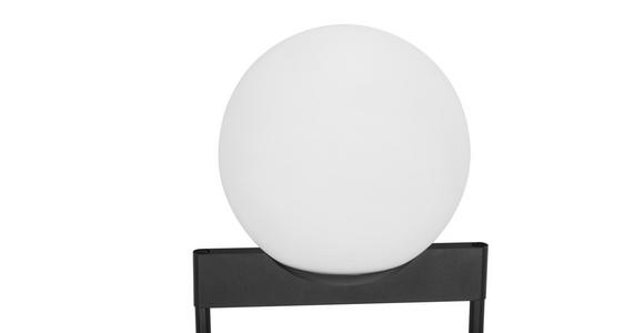 STEHLEUCHTE 37/163 cm - Schwarz, Design, Glas/Metall (37/163cm) - Dieter Knoll
