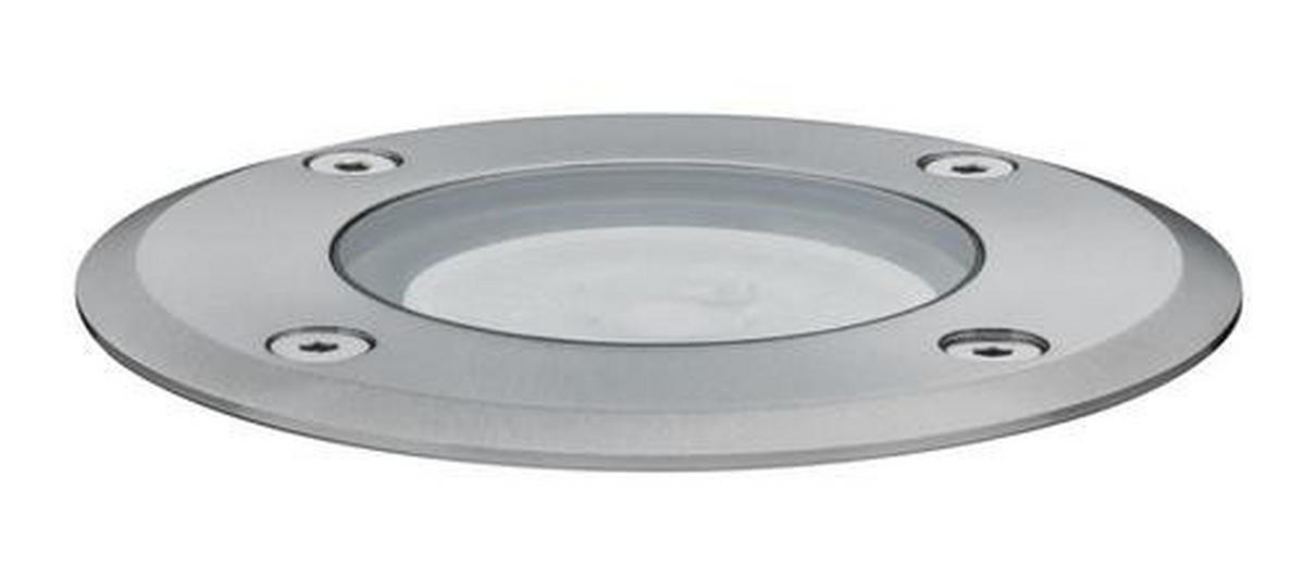 LED-AUßENLEUCHTE 10,8 cm  - Edelstahlfarben, Basics, Metall (10,8cm) - Paulmann