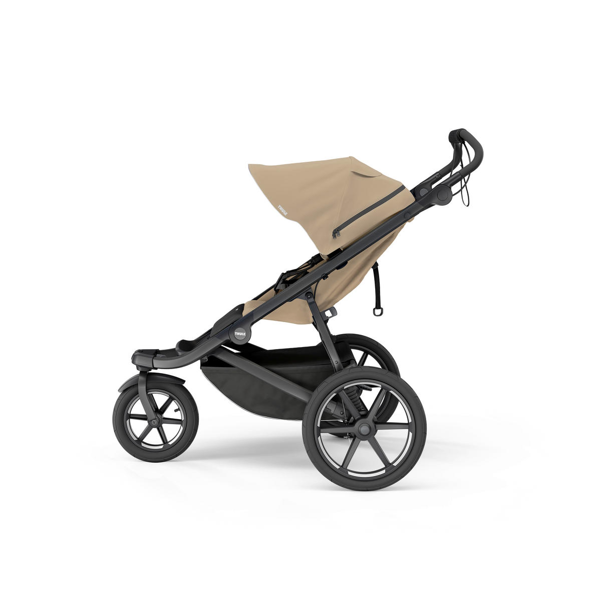JOGGER  Urban Glide 3  - Beigebraun/Schwarz, Basics, Kunststoff (123/69/115cm) - Thule
