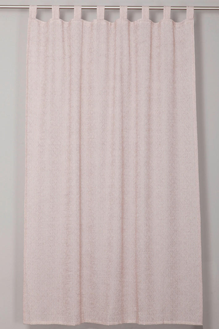 SCHLAUFENVORHANG  - Rot, Basics, Textil (150/260cm)