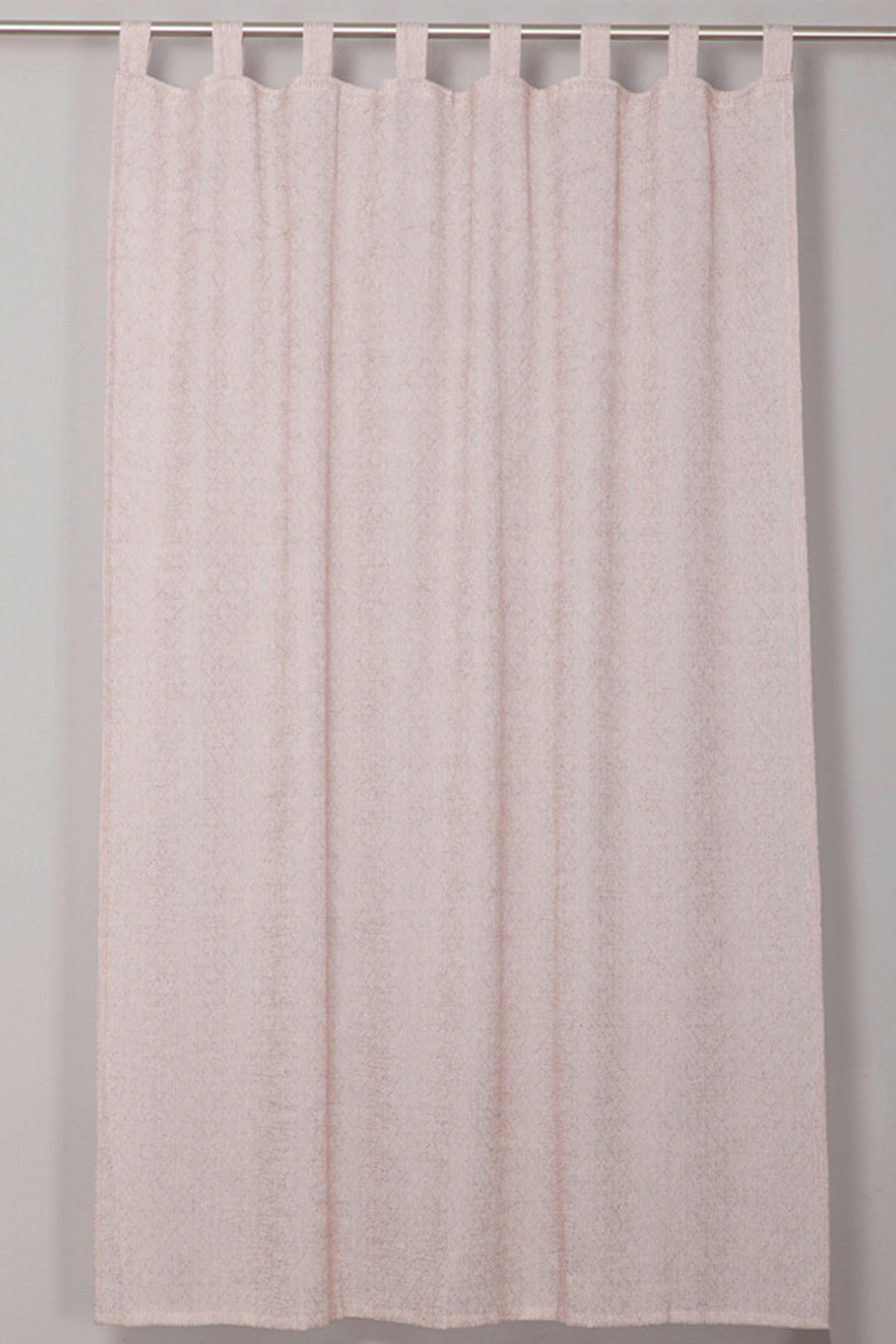 SCHLAUFENVORHANG  - Rot, Basics, Textil (150/260cm)