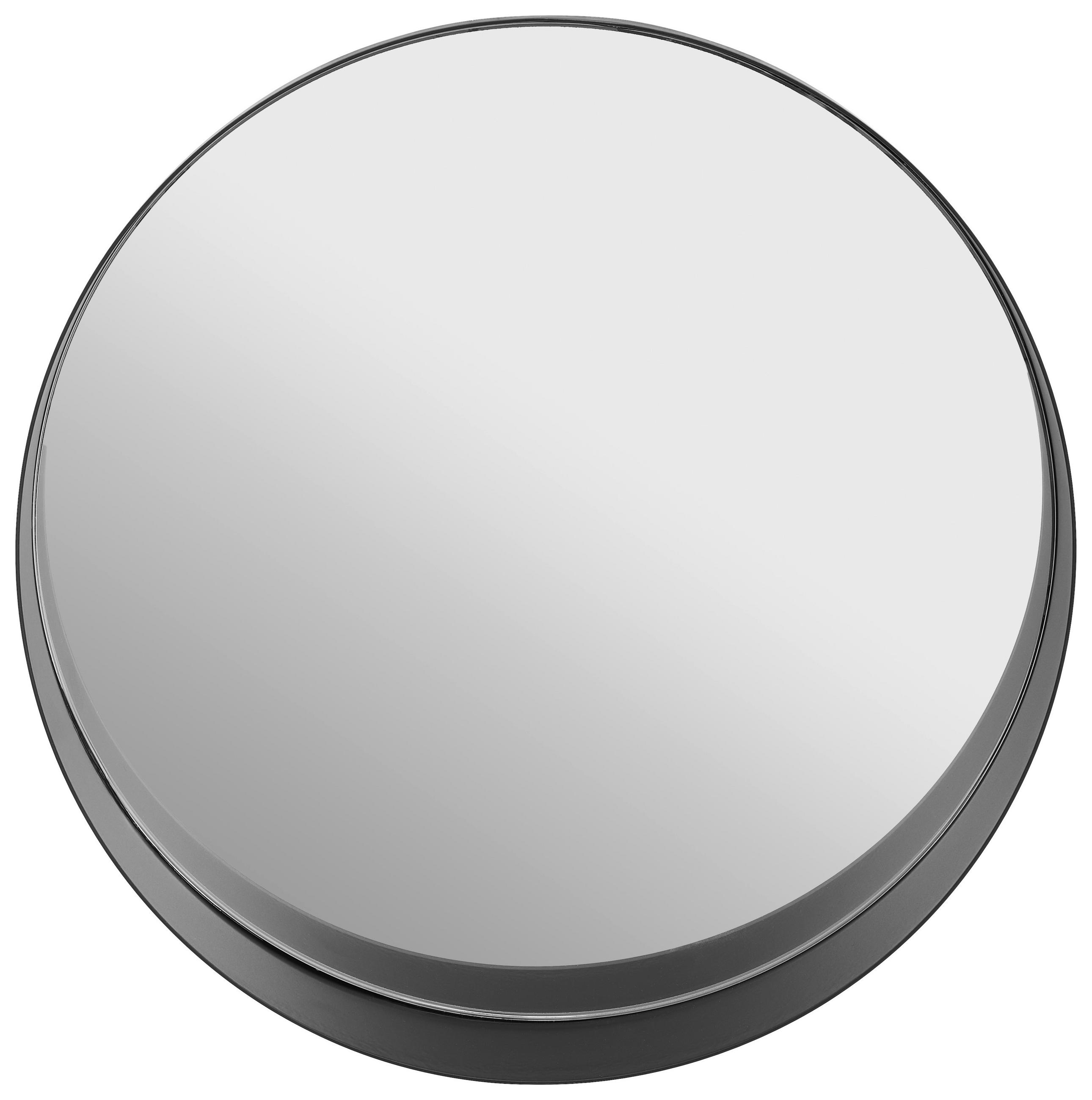 WANDSPIEGEL Schwarz  - Schwarz, Trend, Glas/Metall (50/50/10cm) - Landscape