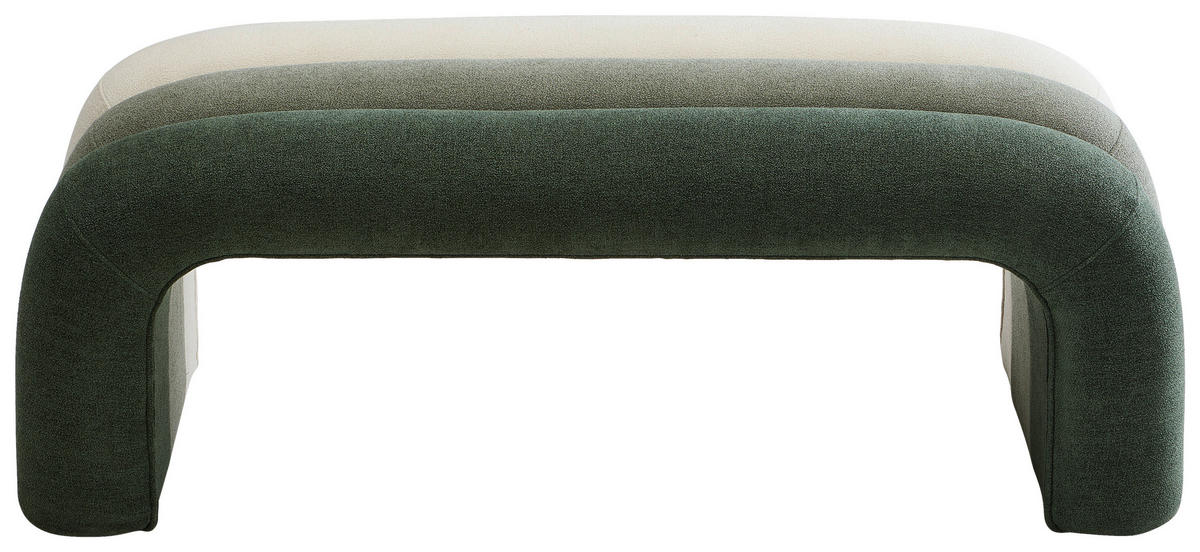 BÄNK  i textil grön, ljusgrön, beige  - ljusgrön/beige, Design, textil (121,5/46,5/46,5cm) - Xora