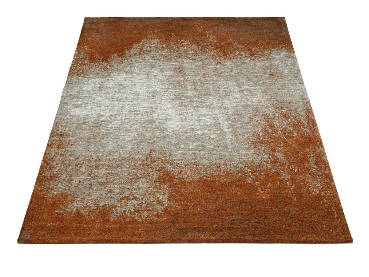 FLACHWEBETEPPICH 155/230 cm Lykaris Orange, Beige  - Beige/Orange, Design, Kunststoff/Textil (155/230cm) - Novel