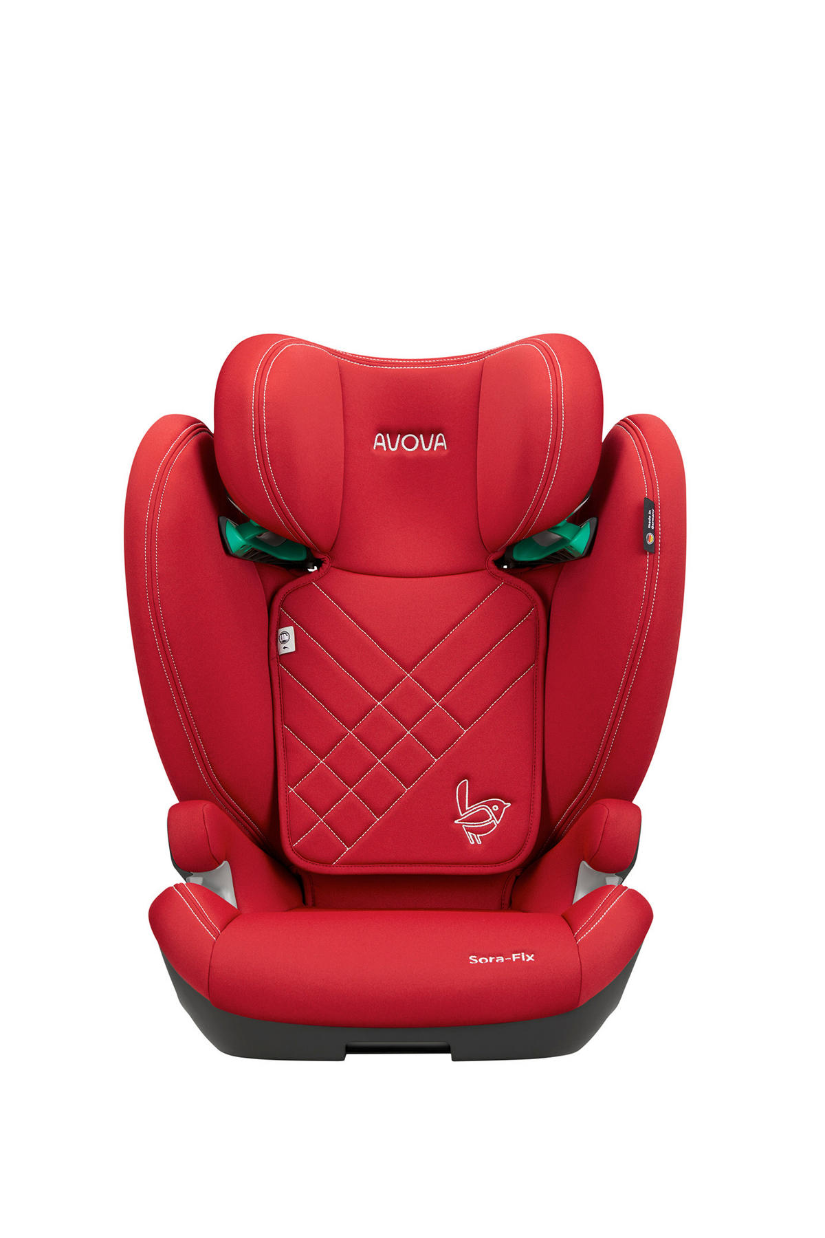 KINDERAUTOSITZ Sora Fix  - Rot, Basics, Kunststoff/Textil (52/41,5/63 - 83cm) - AVOVA